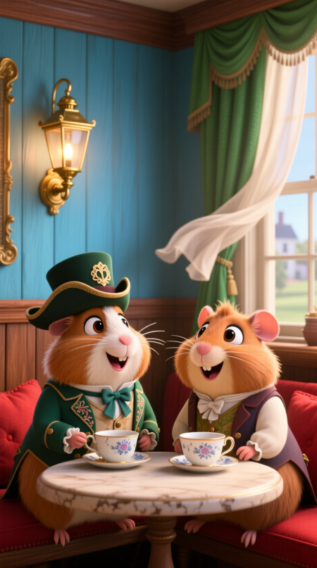 Cochons d'Inde du refuge